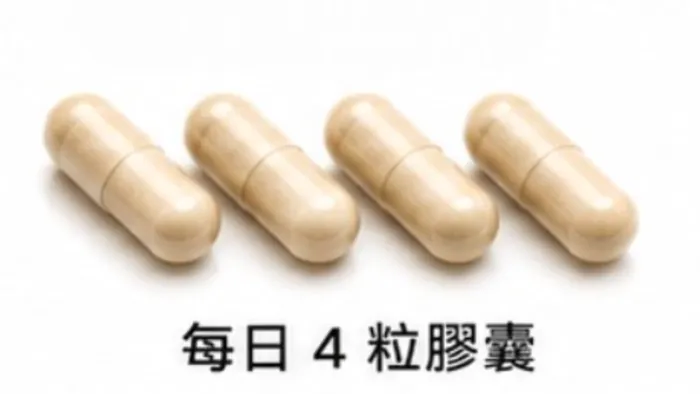 每日 4 粒膠囊